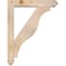 Ekena Millwork Funston Arts and Crafts Smooth Bracket w/ Offset Brace, Douglas Fir, 5 1/2"W x 28"D x 36"H BKT0604X28X36FST03SDF - alternate 4